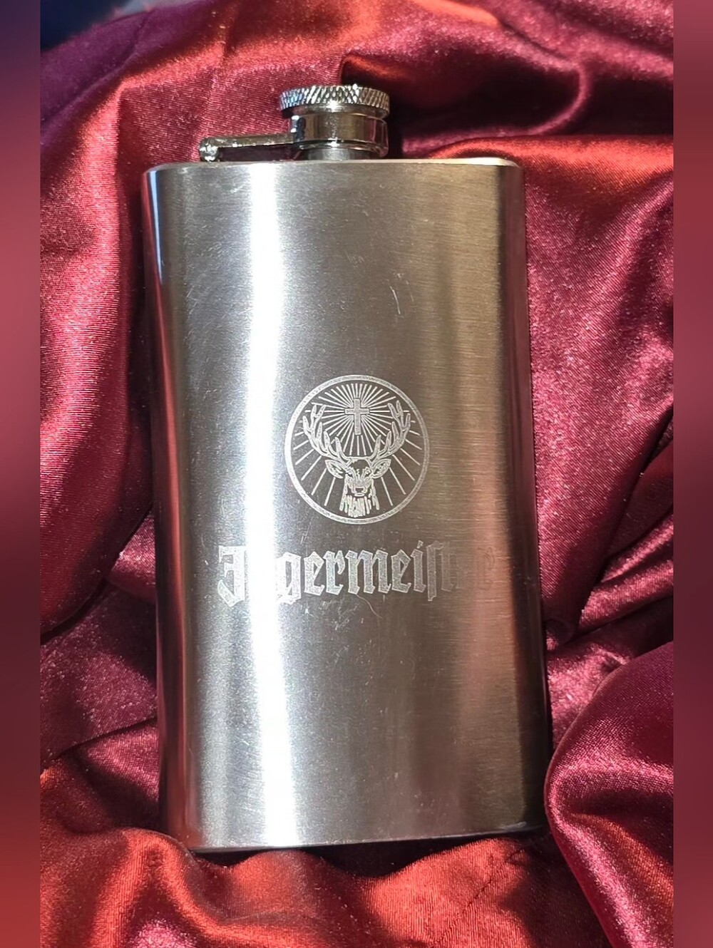 Jägermeister Stainless Steel Hip Flask